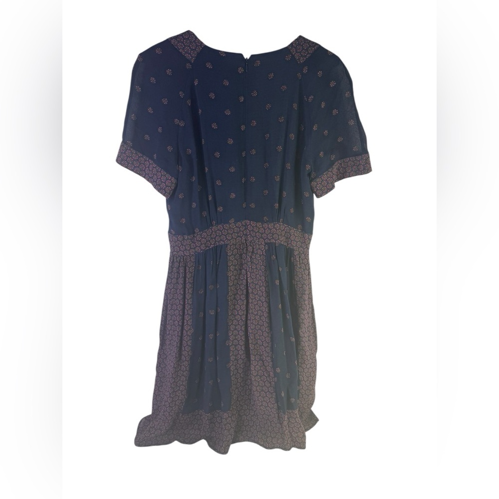 French Connection Print Georgette Fit&Flare Dress size 6 - Picture 4 of 6